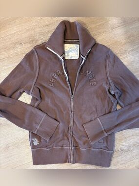 Y2K Abercrombie Brown Zip Up Jacket